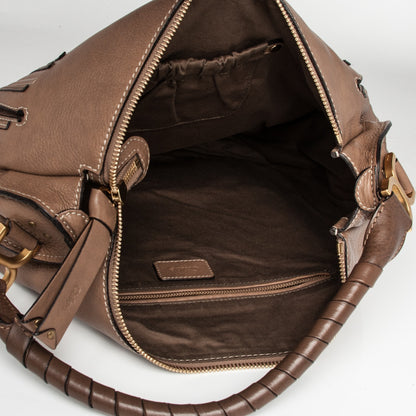 Chloe Calfskin Large Marcie Hobo Nut 5 of 7