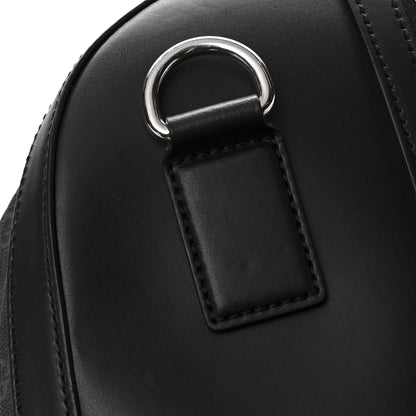Gucci Soft GG Supreme Monogram Appia Calfskin Web Large Carry On Duffle Bag Black Grey 12 of 12