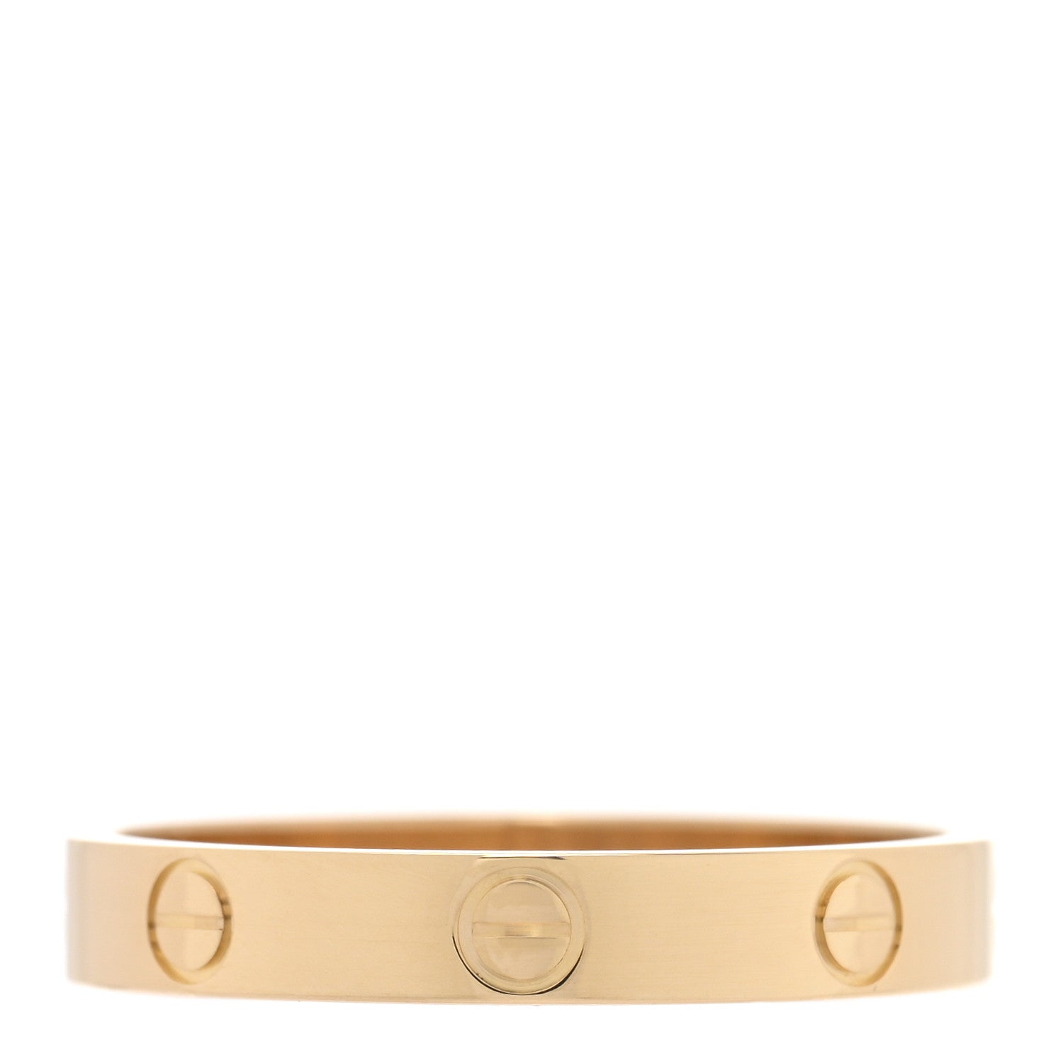 Cartier 18K Yellow Gold 3.5mm LOVE Wedding Band Ring 62 10 3 of 6