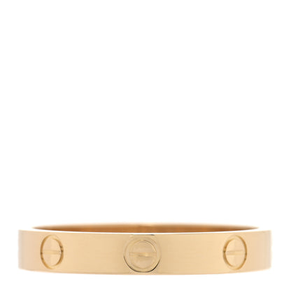 Cartier 18K Yellow Gold 3.5mm LOVE Wedding Band Ring 62 10 3 of 6