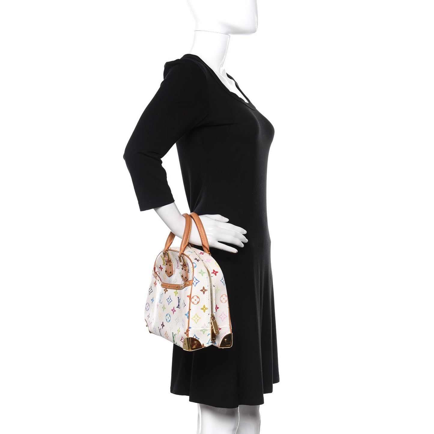 Monogram Multicolor Trouville White