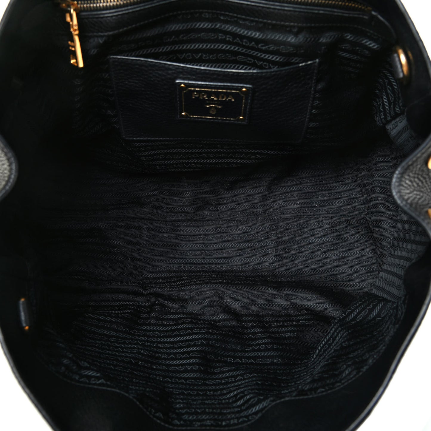 Vitello Daino Tote Black