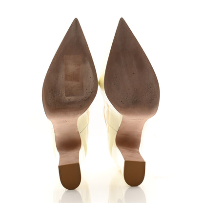 Valentino Garavani Patent Tan-Go 55/155mm Platform Pumps 36 Ivory 5 of 13