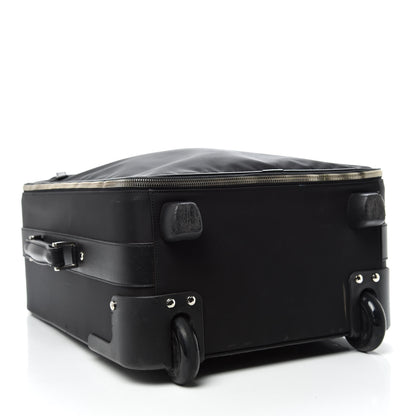 Prada Tessuto Nylon Saffiano Trolley Luggage Black 4 of 18