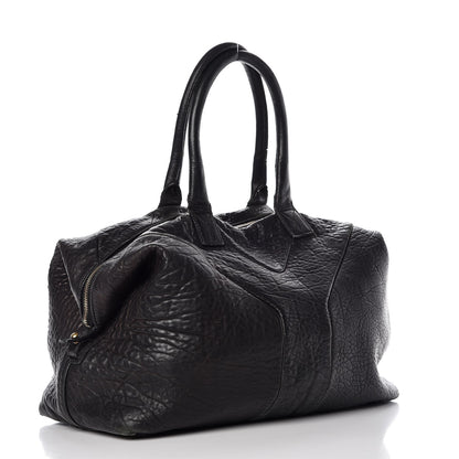 Saint Laurent Pebbled Lambskin Medium Easy Sac Black 3 of 21