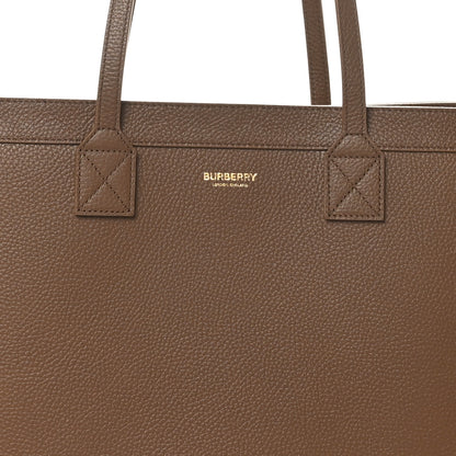 Burberry Grainy Calfskin Medium London Tote Bag Earth 7 of 9