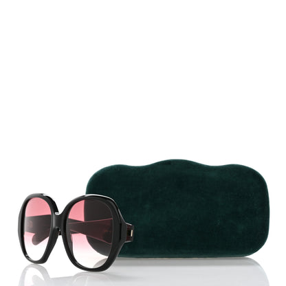 Gucci Acetate Round Frame Sunglasses GG0796S Black 8 of 8