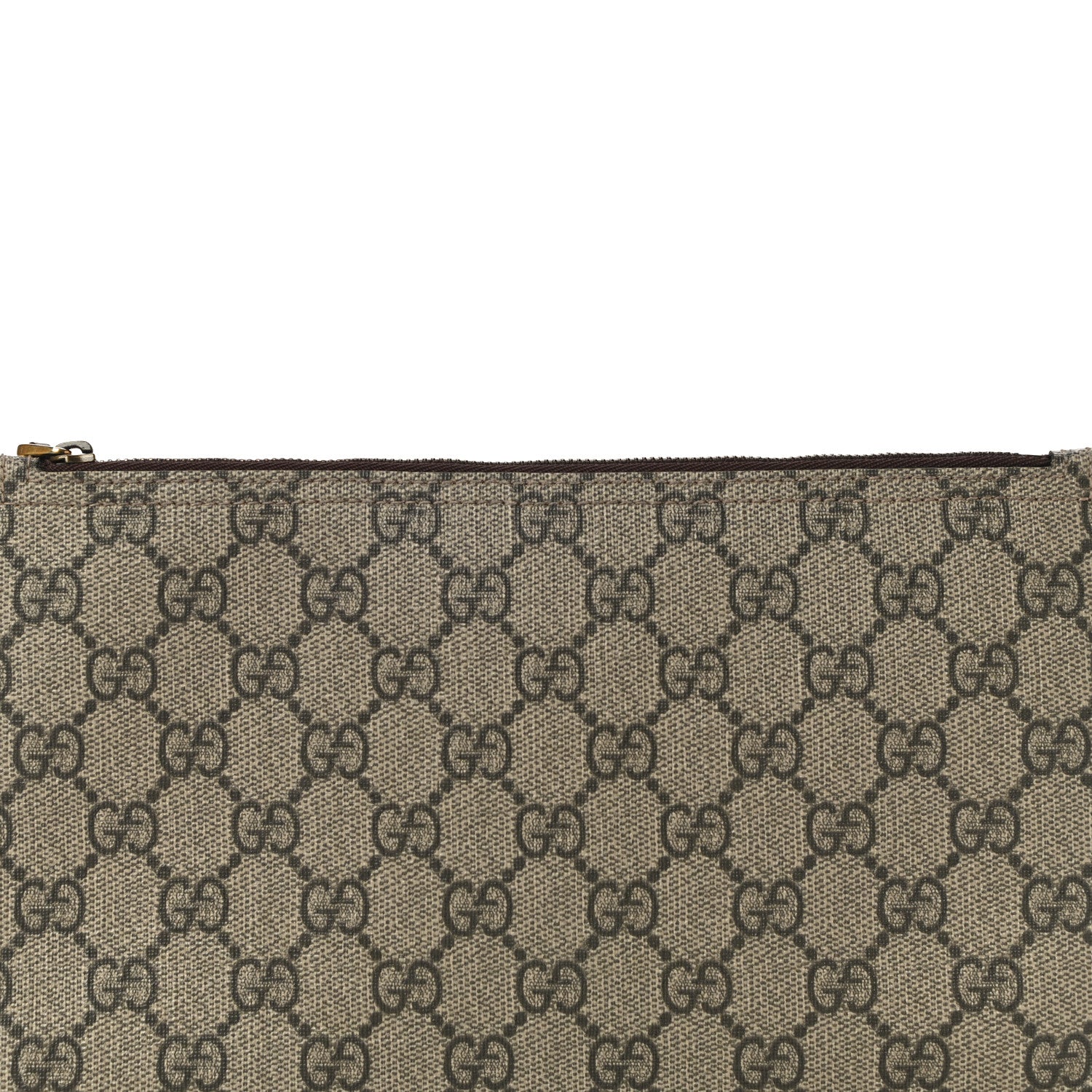 Gucci GG Supreme Monogram Large Ophidia Wristlet Pouch Beige New Acero 8 of 13