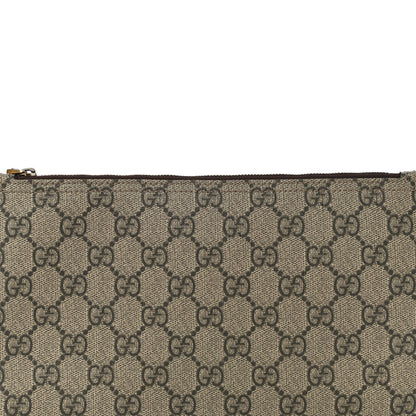Gucci GG Supreme Monogram Large Ophidia Wristlet Pouch Beige New Acero 8 of 13