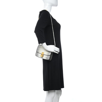 Celine Lizard Small Classic Box Flap Bag Natural 2 of 10