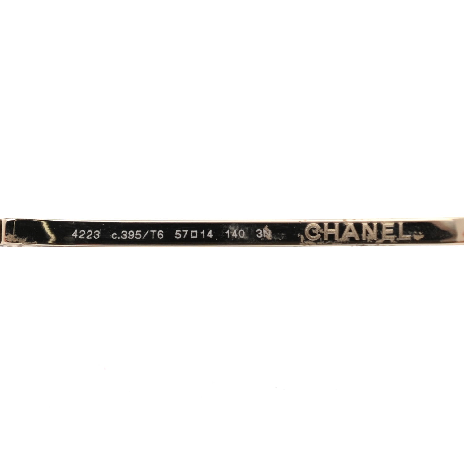 Chanel Metal Mirrored Pilot Summer Sunglasses 4223 Gold 5 of 8