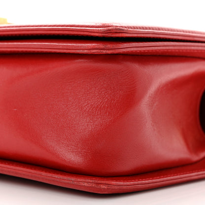 Chanel Lambskin Quilted Medium Boy Flap Red 10 of 11