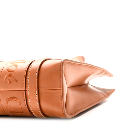 Chloe Calfskin Small Woody Tote Caramel 9 of 10