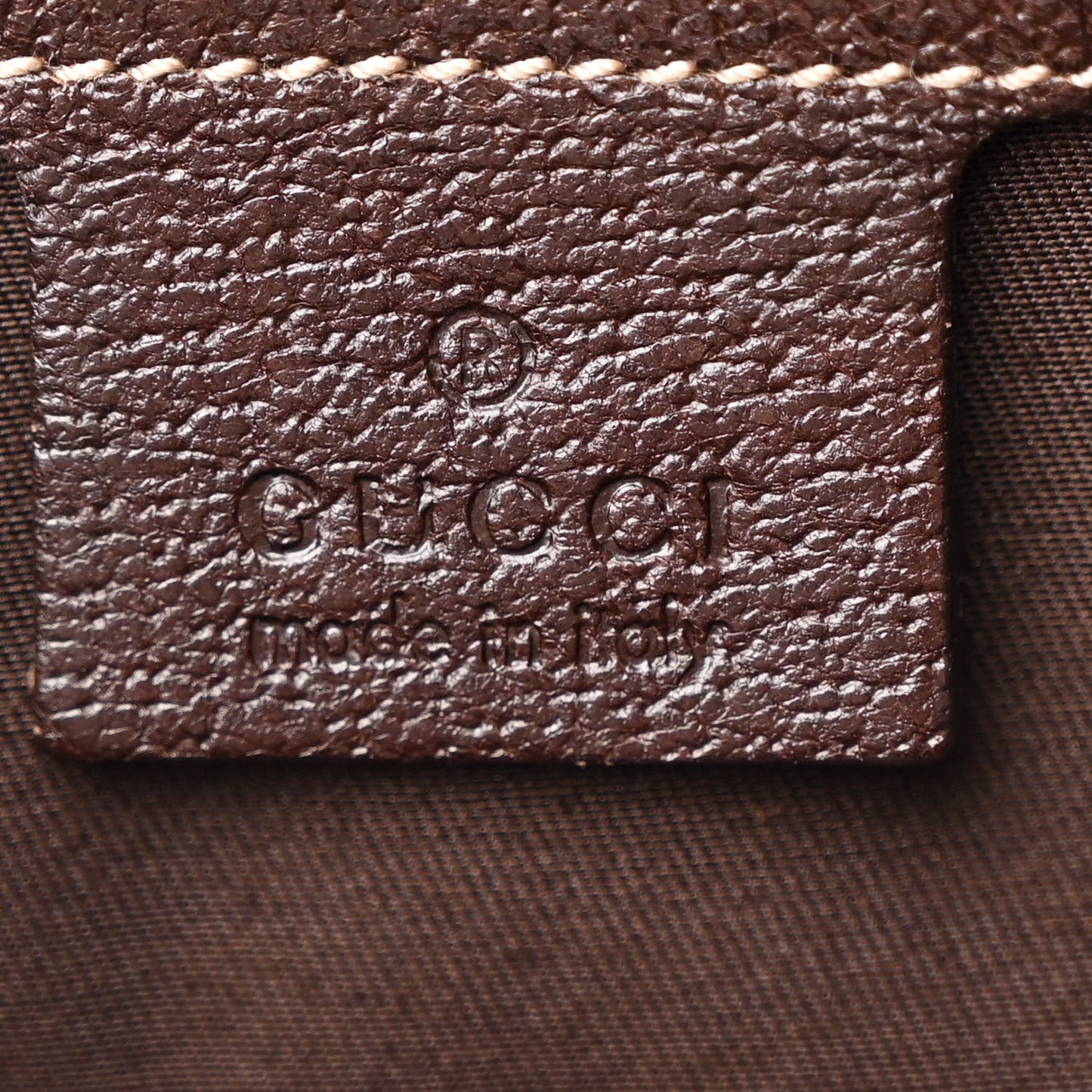 Monogram Small Charmy Tote Dark Brown