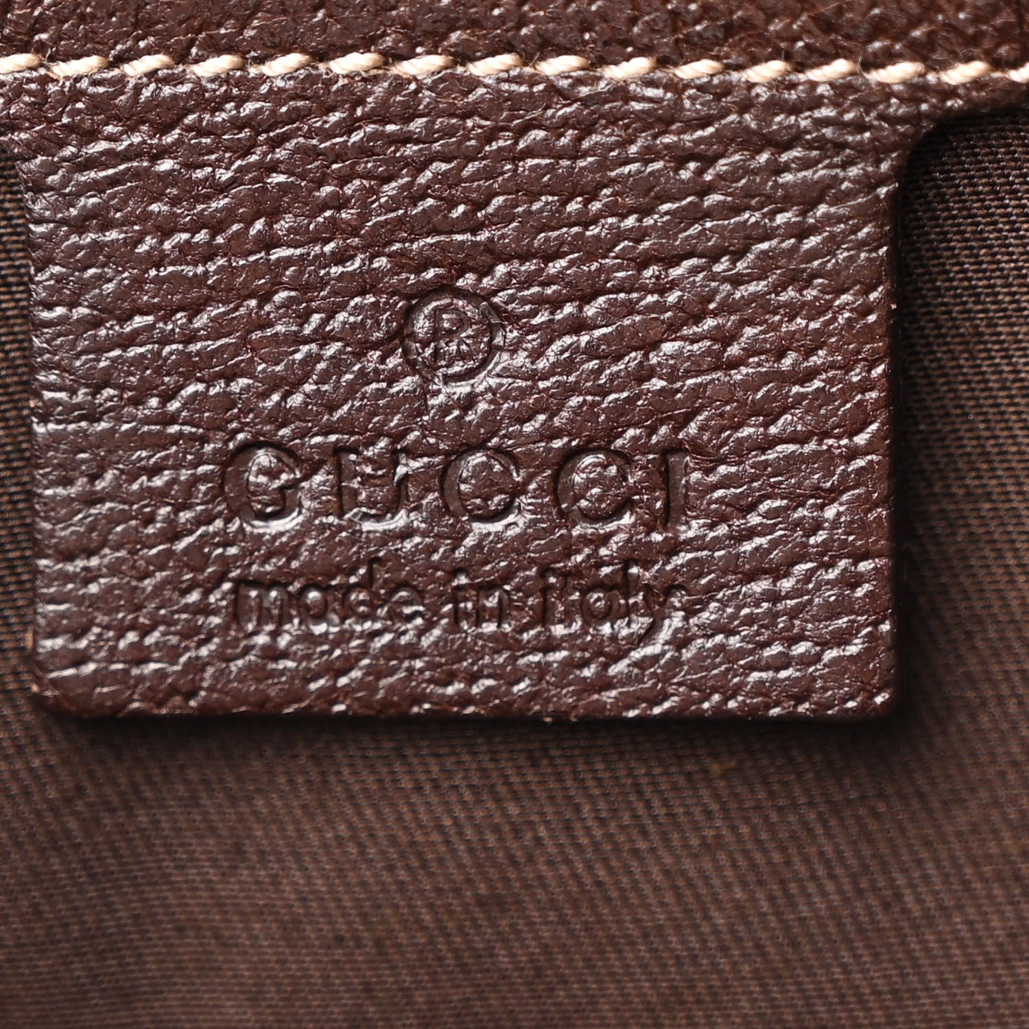 Gucci Monogram Small Charmy Tote Dark Brown 6 of 14