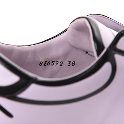 Fendi X JOSHUA VIDES Nappa Rockoclick Slip On Sneakers 38 Pink Xiloph White Black 10 of 11