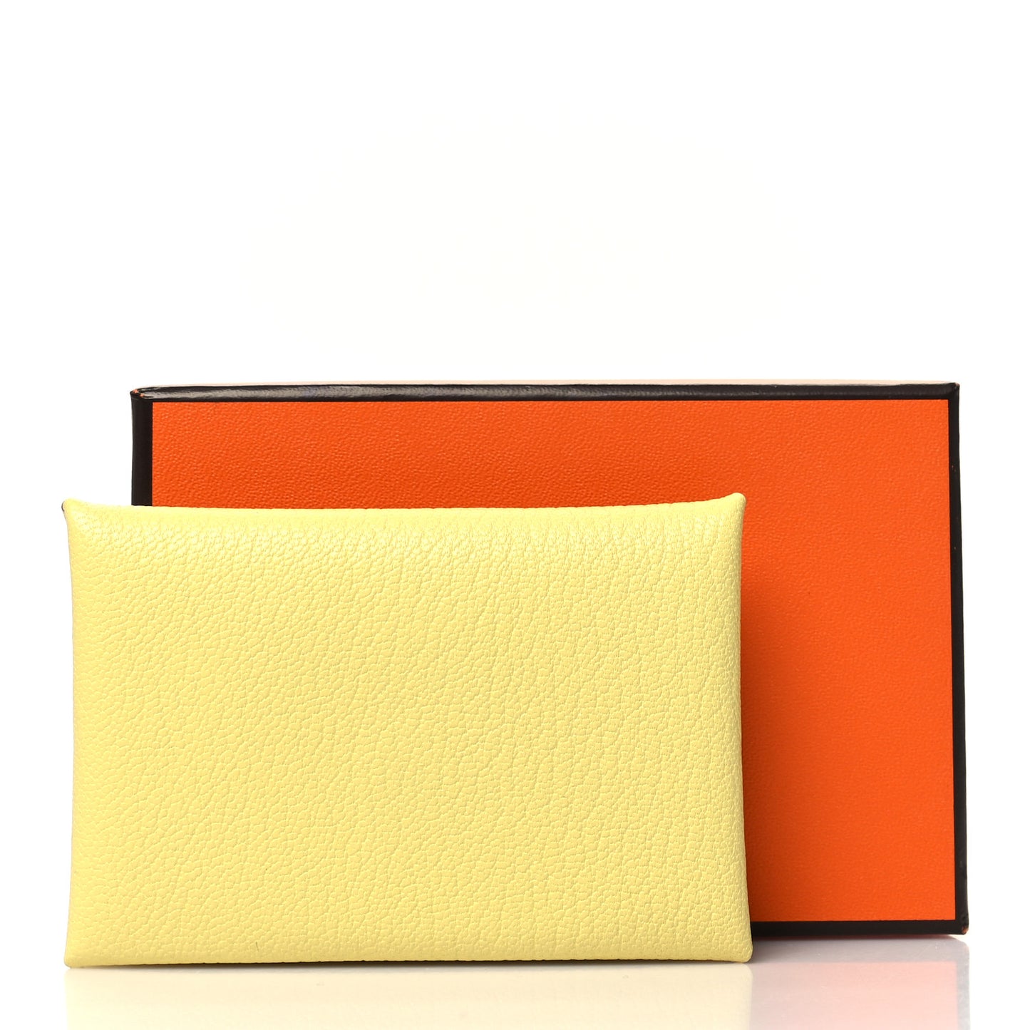 Chevre Mysore Calvi Card Case Limoncello