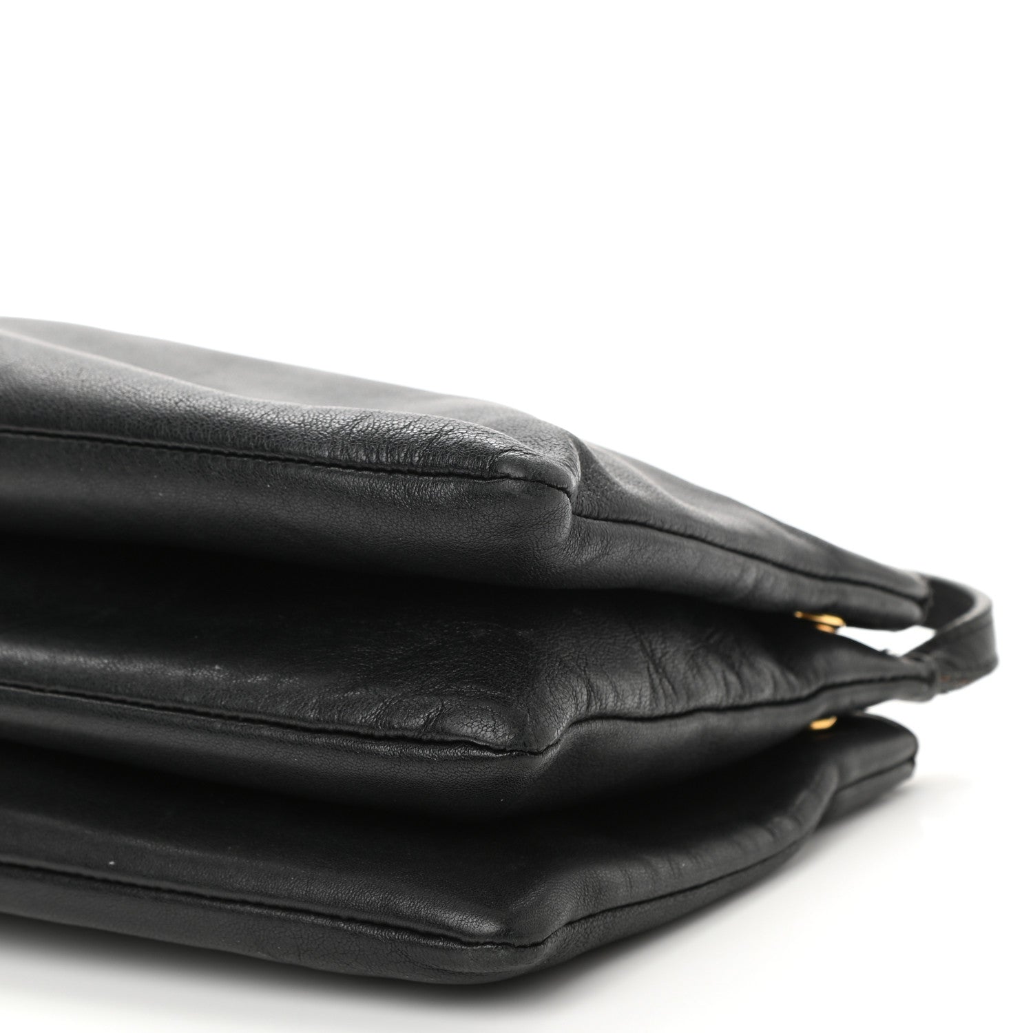 Celine Lambskin Small Trio Crossbody Bag Black 11 of 13