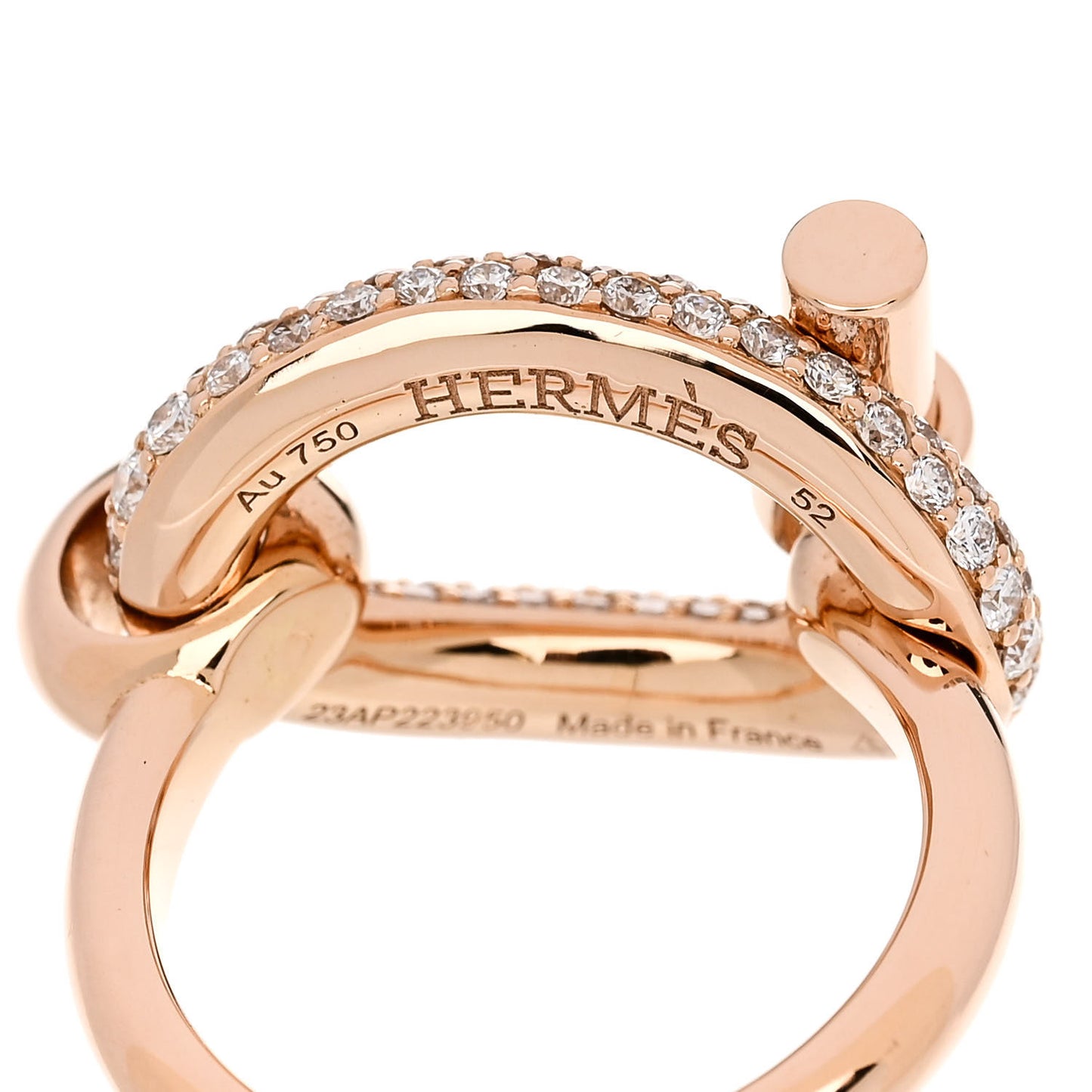 18K Rose Gold Diamond Adage Ring 52 6