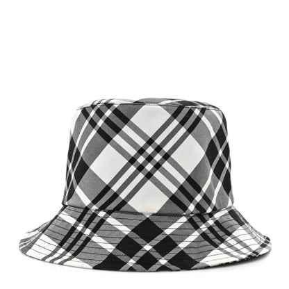 Christian Dior Oblique Plaid Reversible Teddy-D Brim Bucket Hat Black White 6 of 13