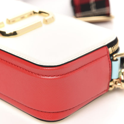 Marc Jacobs Saffiano Small Snapshot Camera Bag Porcelain Multi 9 of 9