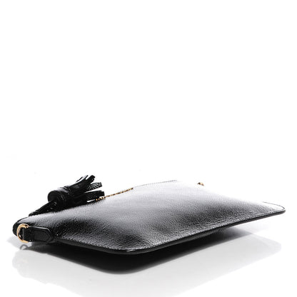 Burberry London Leather Peyton Crossbody Clutch Bag Black 4 of 9