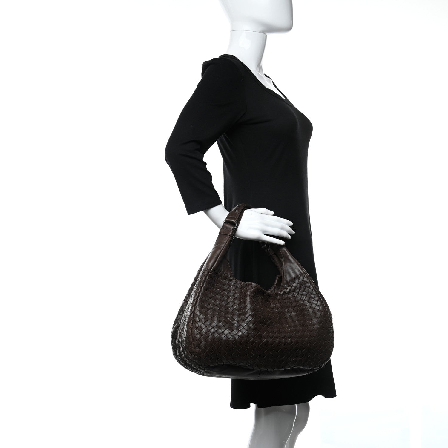 Bottega Veneta Nappa Intrecciato Medium Campana Ebano 2 of 13