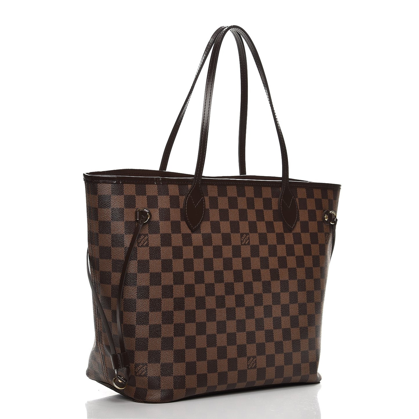Damier Ebene Neo Neverfull MM Rose Ballerine