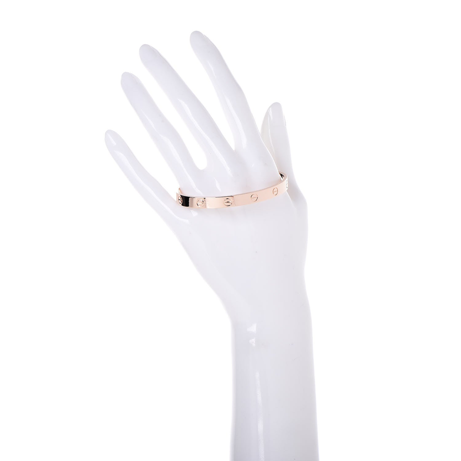 Cartier 18K Pink Gold LOVE Cuff Bracelet 18 2 of 5