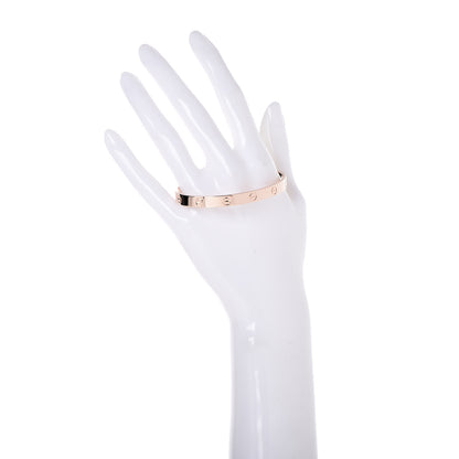 Cartier 18K Pink Gold LOVE Cuff Bracelet 18 2 of 5