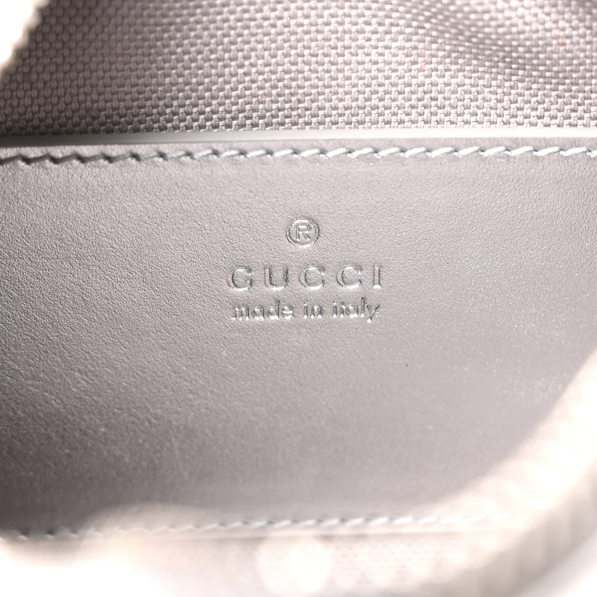 Gucci GG Supreme Monogram Emblem Small Shoulder Bag Beige Silver 6 of 10