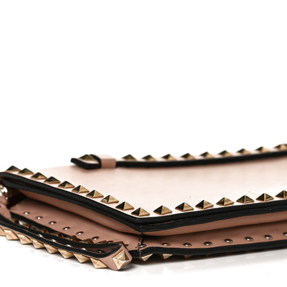 Valentino Garavani Nappa Rockstud Wristlet Clutch Soft Noisette 5 of 12