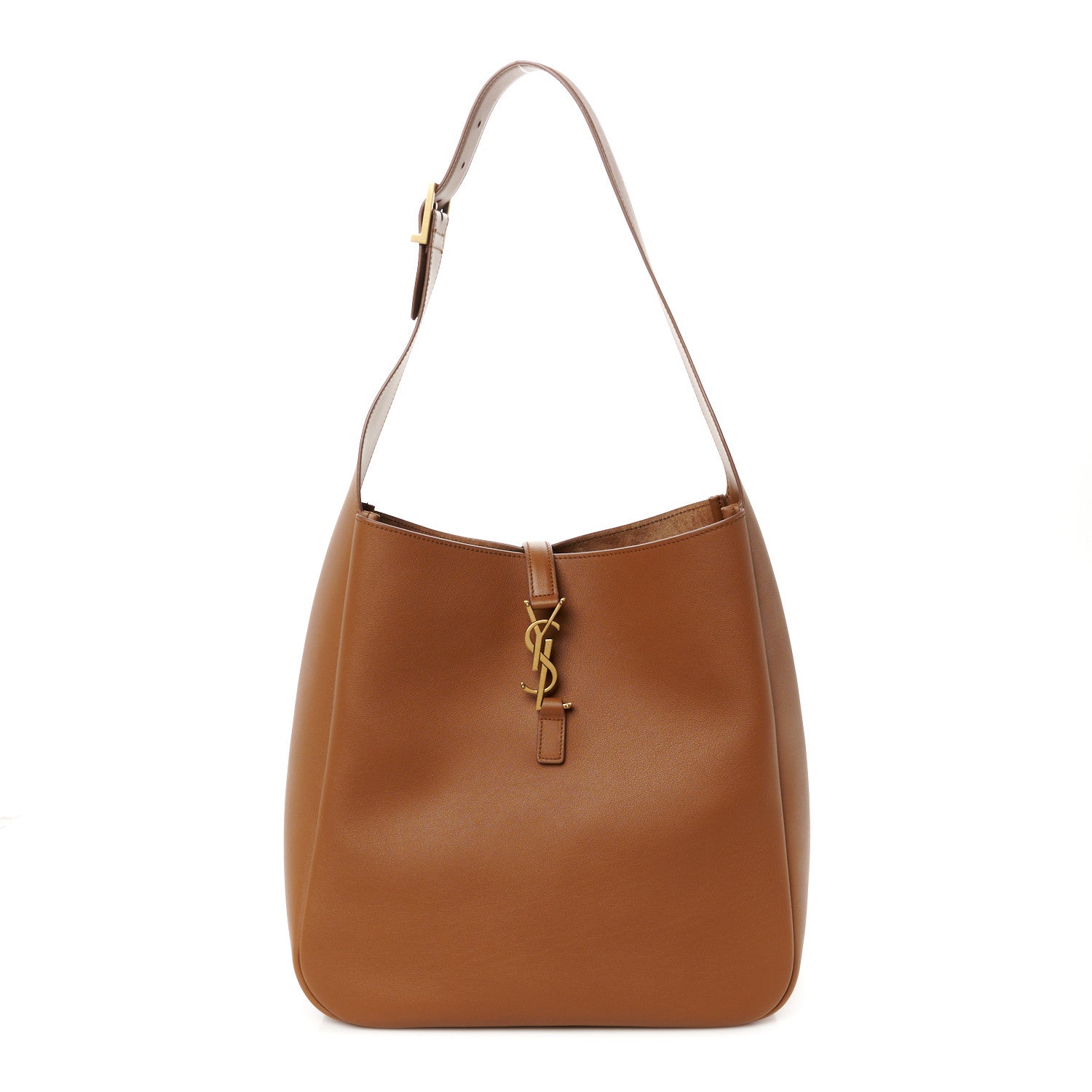 Saint Laurent Grained Calfskin Large Le 5 A 7 Soft Hobo Fox 1 of 11