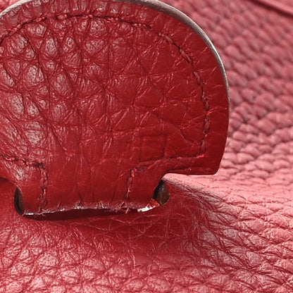 Hermes Taurillon Clemence Evelyne III GM Rubis 6 of 9