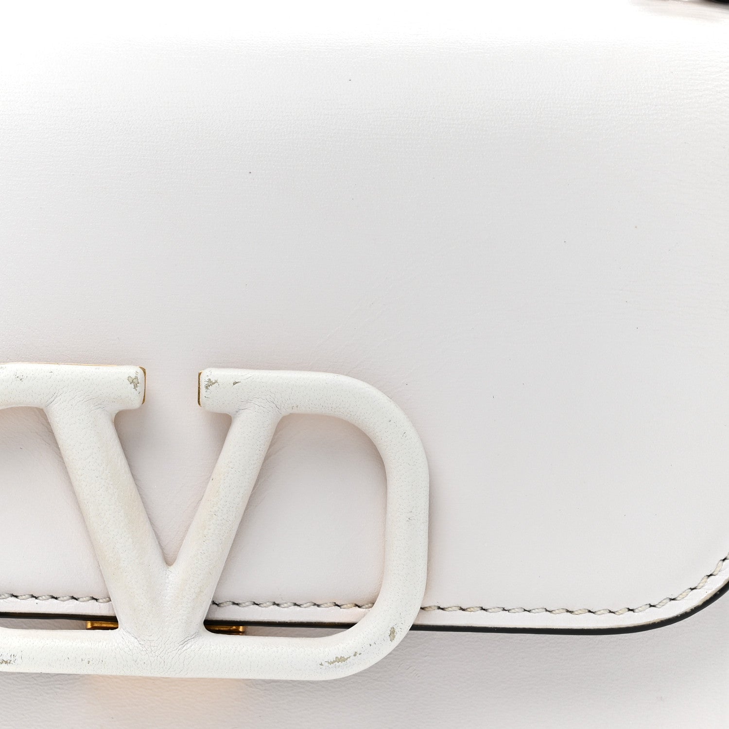 Valentino Garavani Smooth Calfskin Small VSling Shoulder Bag White 7 of 16