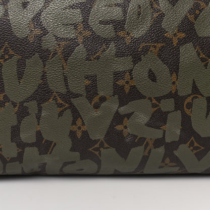 Louis Vuitton Monogram Graffiti Speedy 30 Kaki 11 of 23