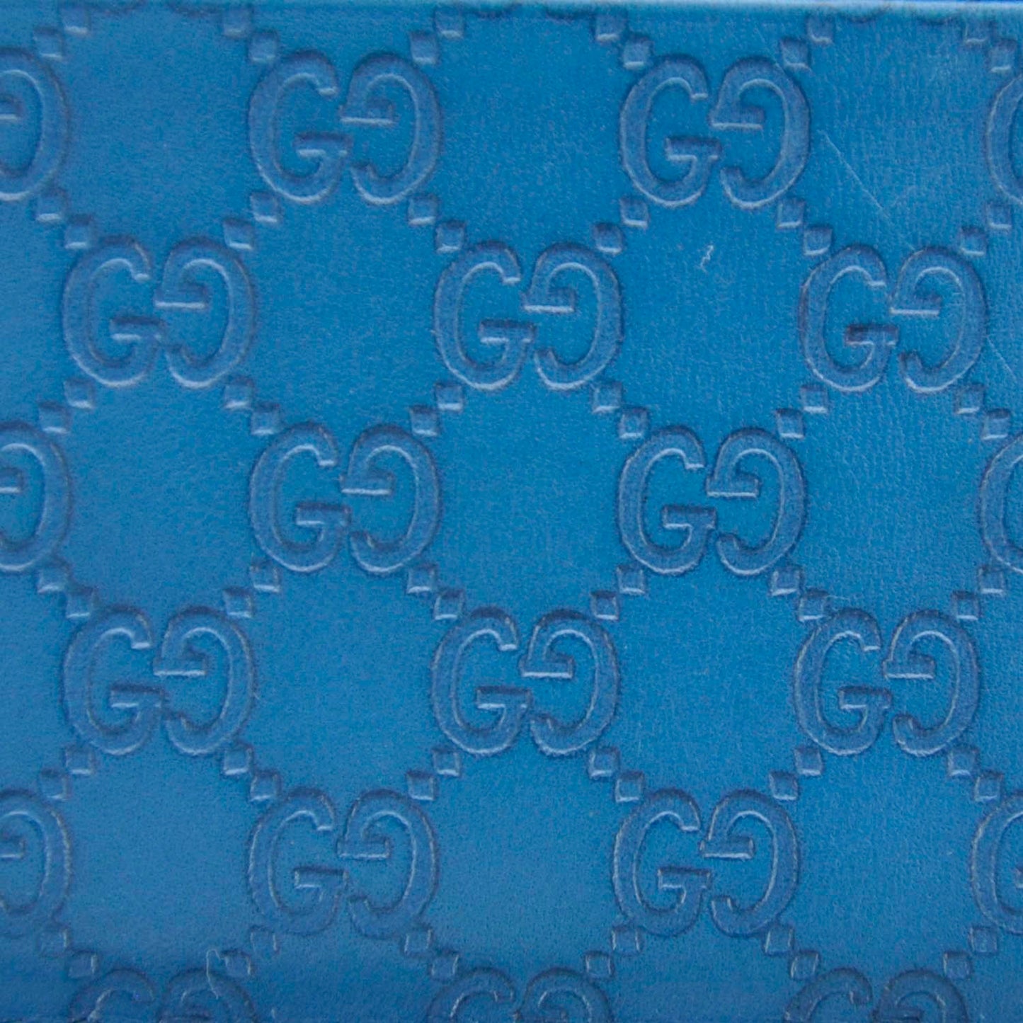 Microguccissima ID Window Card Holder Blue