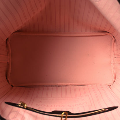 Louis Vuitton Damier Ebene Neo Neverfull MM Rose Ballerine 4 of 8