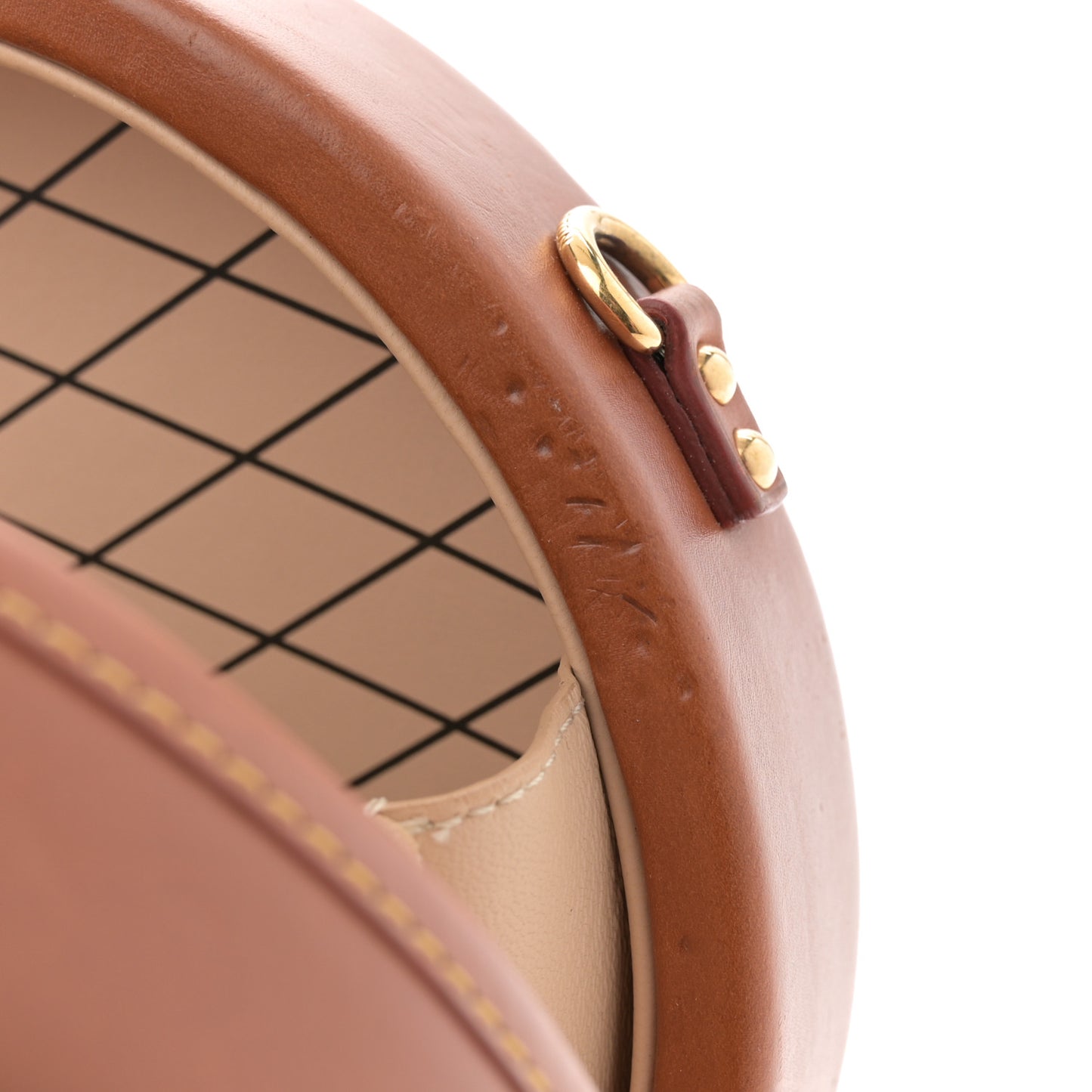 Calfskin Catogram Petite Boite Chapeau Tan
