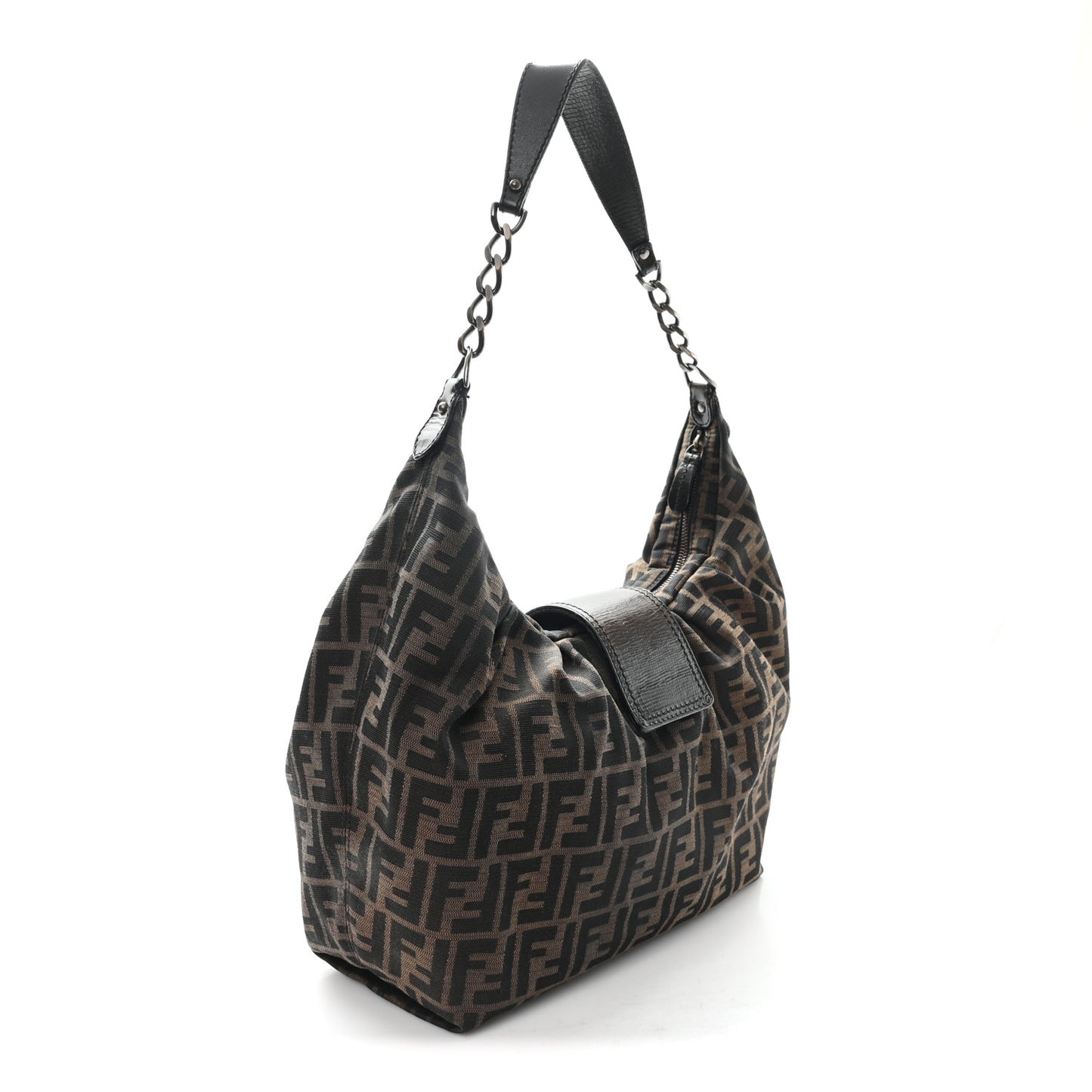 Zucca B Buckle Hobo Tobacco Castagna