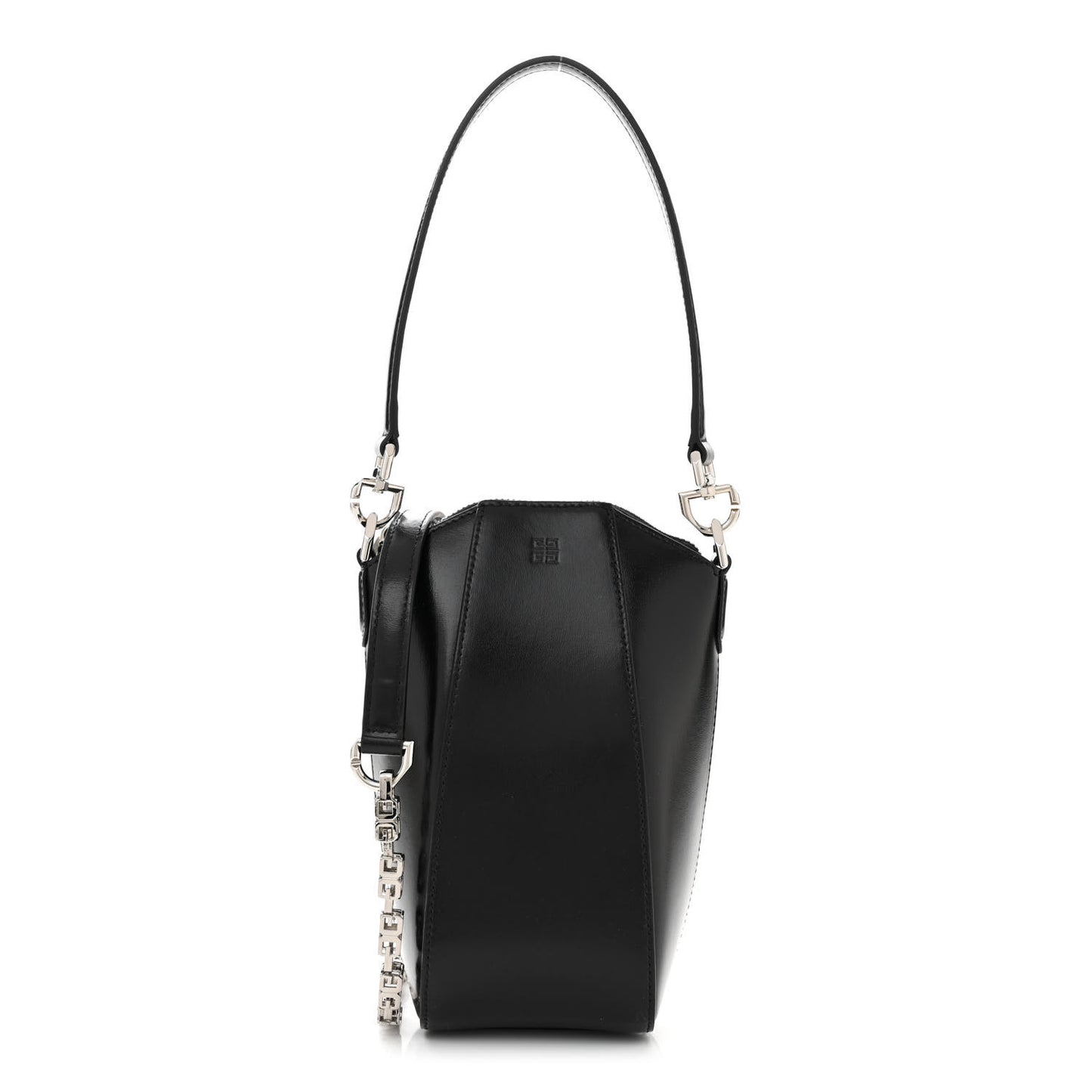 Calfskin Mini Vertical Antigona Black