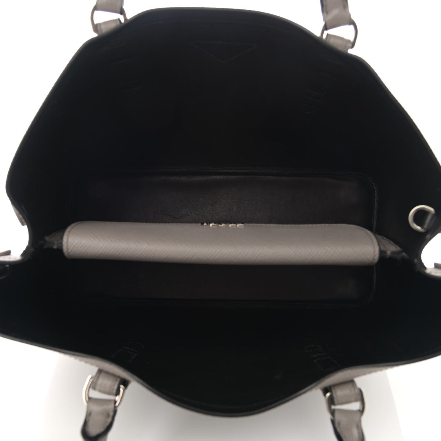Saffiano Cuir Small Double Handle Tote Pomice