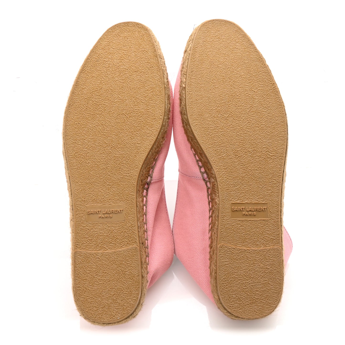 Canvas Elba Light Logo Embroidered Espadrilles 41 Pink