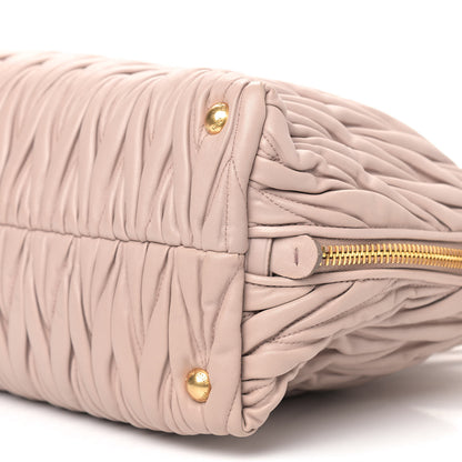 Miu Miu Nappa Matelasse Top Handle Bag Cammeo 8 of 22