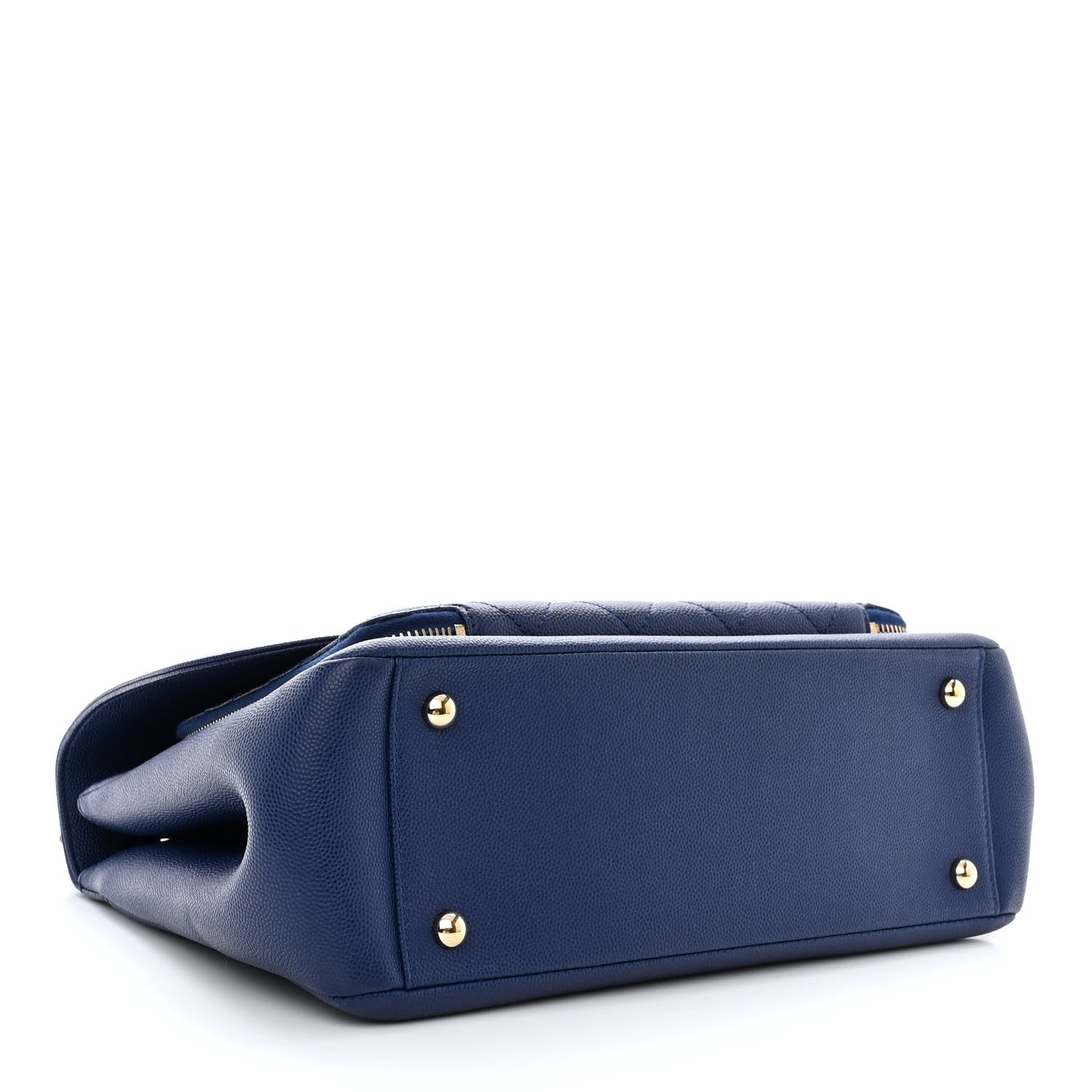 Chanel Caviar Quilted Large Business Affinity Flap Blue 4 of 11
