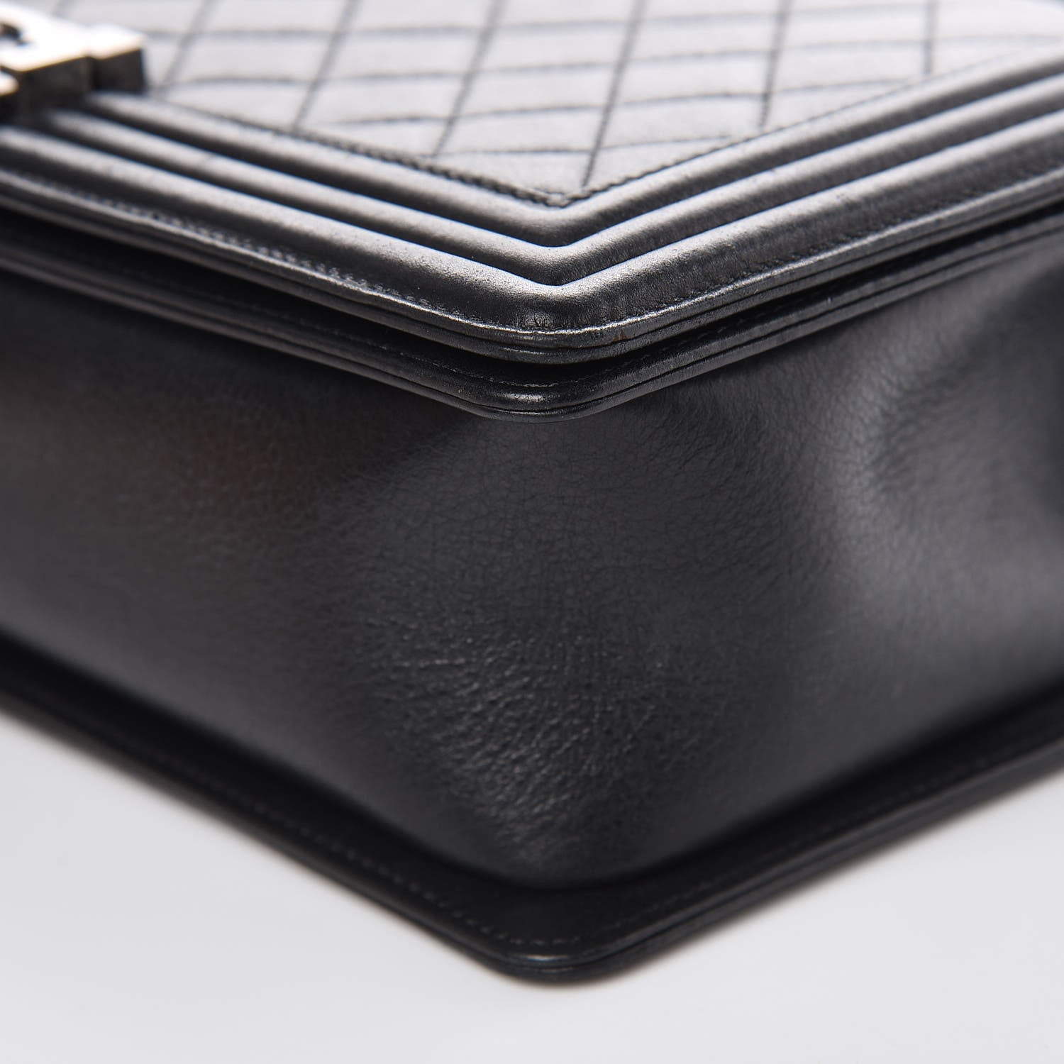 Chanel Lambskin Quilted New Medium Boy Flap Black 10 of 14