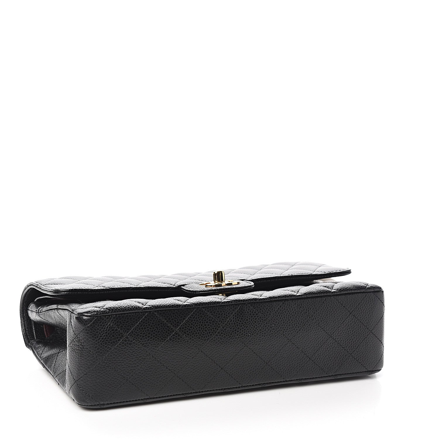 Chanel Caviar Quilted Medium Double Flap Black 3 of 10