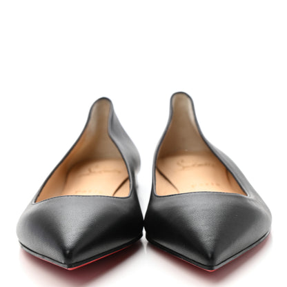 Christian Louboutin Shiny Nappa Ballalla Flats 37 Black 2 of 8