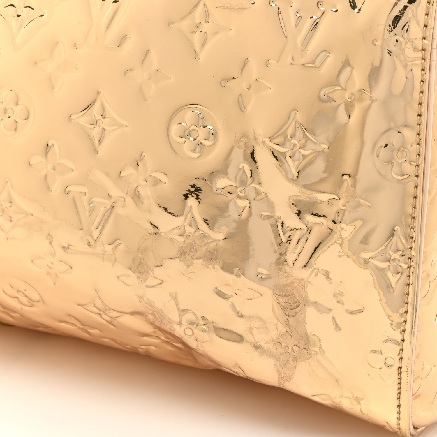 Louis Vuitton Monogram Miroir Keepall 55 Gold 12 of 14