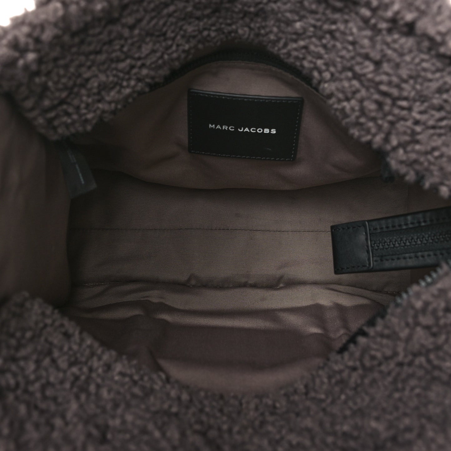 MARC JACOBS Polyester Cotton The Teddy Traveler Tote Bag Grey